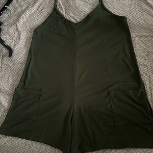 MM Couture Olive Green romper